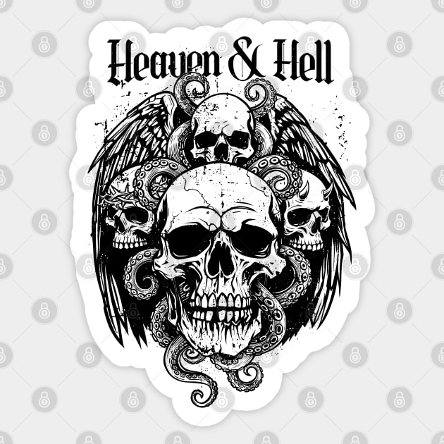 HEAVEN & HELL Sticker by artslaves